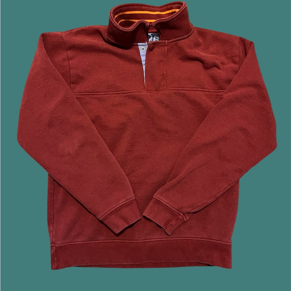 Retro Orvis Quarter Zip Pullover Sweater Mens Size M
